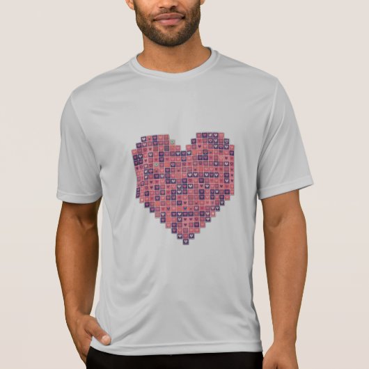 Pixelated Liefde T-shirt (Voorkant)