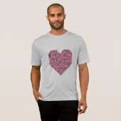 Pixelated Liefde T-shirt (Voorkant volledig)