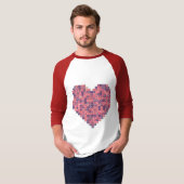 Pixelated Liefde T-shirt (Voorkant volledig)