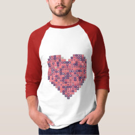 Pixelated Liefde T-shirt