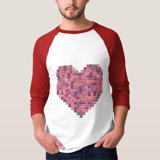 Pixelated Liefde T-shirt (Voorkant)