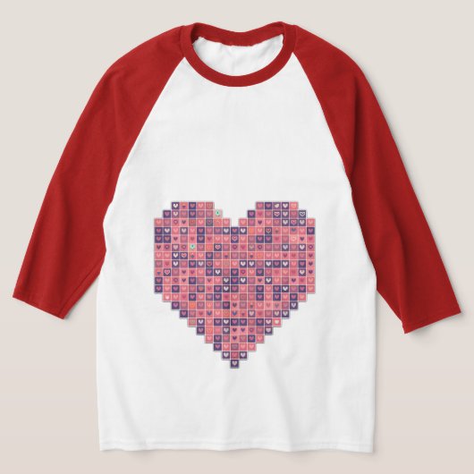 Pixelated Liefde T-shirt (Laagn)