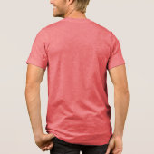 Pixelated Liefde Tri-Blend Shirt (Achterkant)