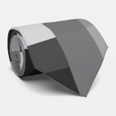 Pixelated onscherpte Pattern.Grey BG Stropdas (Opgerold)