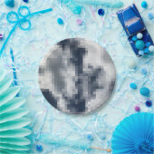 Pixelated Paper Borden Papieren Bordje (Feest)