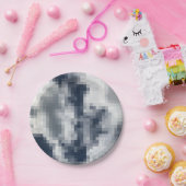 Pixelated Paper Borden Papieren Bordje (Feest)