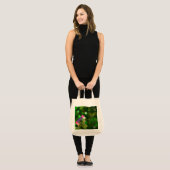 Pixelated Pattern - Groen Tote Bag (Voorkant (model))