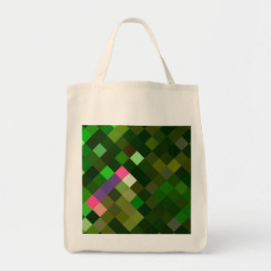 Pixelated Pattern - Groen Tote Bag