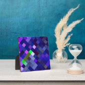 Pixelated Pattern - Indigo Fotoplaat (Insitu)