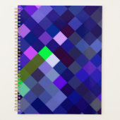 Pixelated Pattern - Indigo Planner (Voorkant)