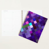 Pixelated Pattern — Paars Planner (Display)