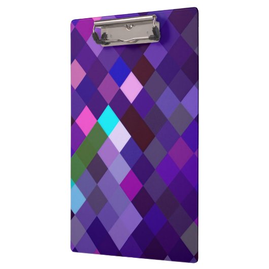 Pixelated Pattern - Purple Klembord (Links)