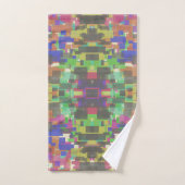 Pixelated Patterned Beyond Colors Of The Rainbow Bad Handdoek (Handdoek)