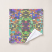 Pixelated Patterned Beyond Colors Of The Rainbow Bad Handdoek (Wasdoekje)