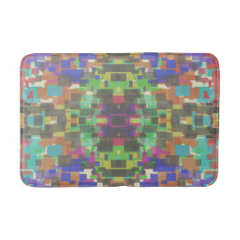 Pixelated Patterned Beyond Colors Of The Rainbow Badmat