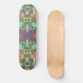 Pixelated Patterned Beyond Colors Of The Rainbow Persoonlijk Skateboard (Voorkant)