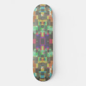 Pixelated Patterned Beyond Colors Of The Rainbow Persoonlijk Skateboard (Voorkant)