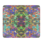 Pixelated Patterned Beyond Colors Of The Rainbow Snijplank (Voorkant)