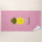 Pixelated Pineapple Strandlaken (Voorkant)