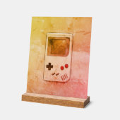 Pixelated Playground: The Game Boy Tribute Acryl Bord (Hoek)