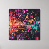 Pixelated Portal Canvas Afdruk (Voorkant)