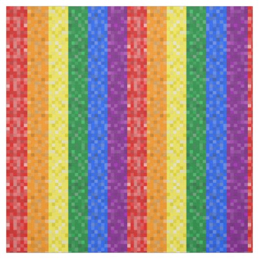 Pixelated Pride Stof (Swatch)