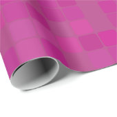 Pixelated roze fuchsia mozaïek inpakpapier (Rol Hoek)
