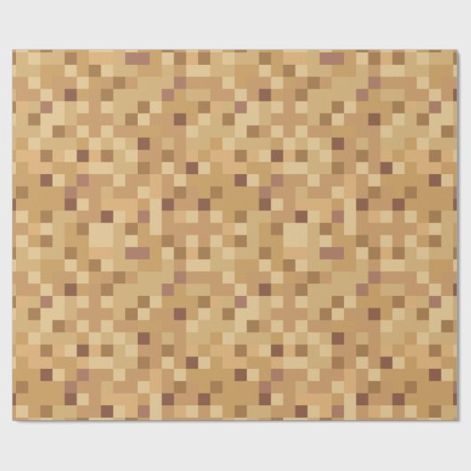 Pixelated Sand Cadeaupapier (Vlak)