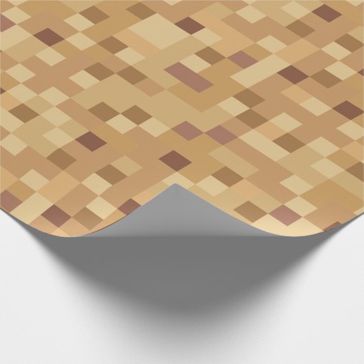 Pixelated Sand Cadeaupapier (Hoek)