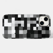 Pixelated vervagingspatroon Case-Mate iPhone case (Achterkant (horizontaal))
