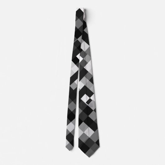 Pixelated vervagingspatroon stropdas (Achterkant)