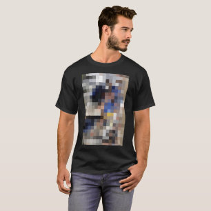 Pixelbekleed Afbeelding T-shirt