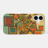 Pixelblokbotsing iPhone 16 Hoesje (Achterkant horizontaal)