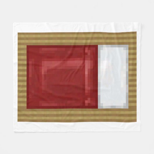 Pixeldeken Fleece Deken (Voorkant (Horizontaal))