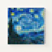 Pixeldot "Starry Night" Notitieboek (Achterkant)