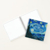 Pixeldot "Sterrennacht" Notitieboek (Binnen)