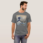 Pixeldot voor "The Great Wave" T-shirt (Voorkant volledig)