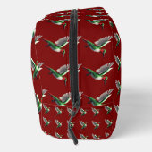 Pixeled Green Hummingbird Toilettasje (Rechts)