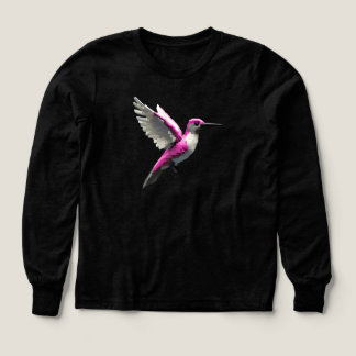 Pixeled Pink Hummingbird
