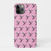 Pixeled Pink Hummingbird Case-Mate iPhone Case (Achterkant)
