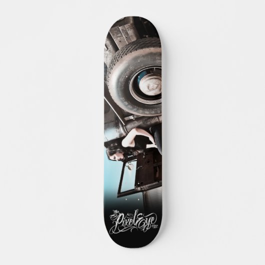 Pixeleye - Hot Rod II van III Persoonlijk Skateboard (Voorkant)