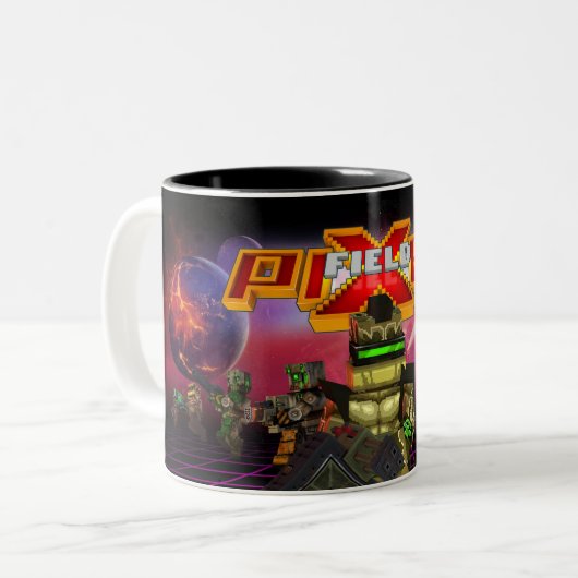 Pixelfield Game | Mok reptielen (Voorkant links)