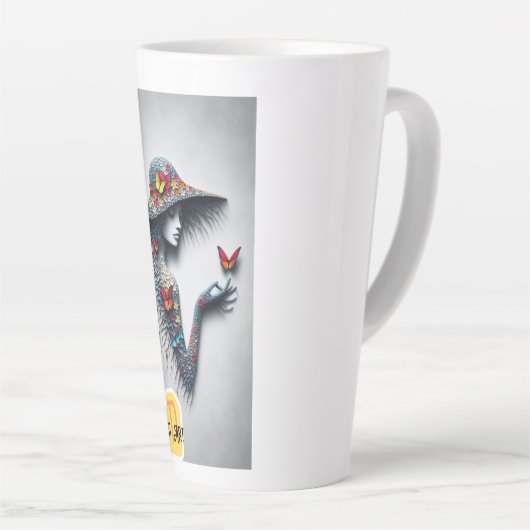 Pixelfoto Latte Mok (Rechterhoek)