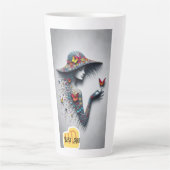 Pixelfoto Latte Mok (Voorkant)