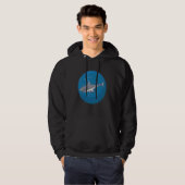 Pixelhaai Onderwater Hoodie (Voorkant volledig)