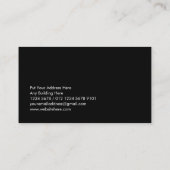 Pixelhand in contact met menselijke hand | IT - Zw Visitekaartje (Achterkant)