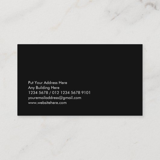 Pixelhand in contact met menselijke hand | IT - Zw Visitekaartje (Achterkant)