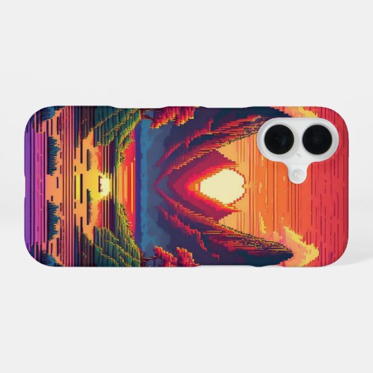 Pixelhorizon iPhone 16 Hoesje (Achterkant horizontaal)