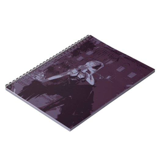 Pixelized Victoriaans Gotisch 1 Notitieboek (Linkerzijde)