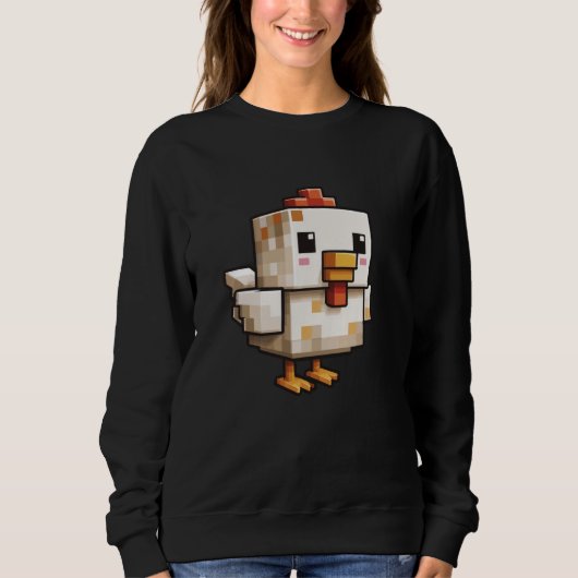 Pixelkip Funny Retro Gameliefhebber Trui (Voorkant)